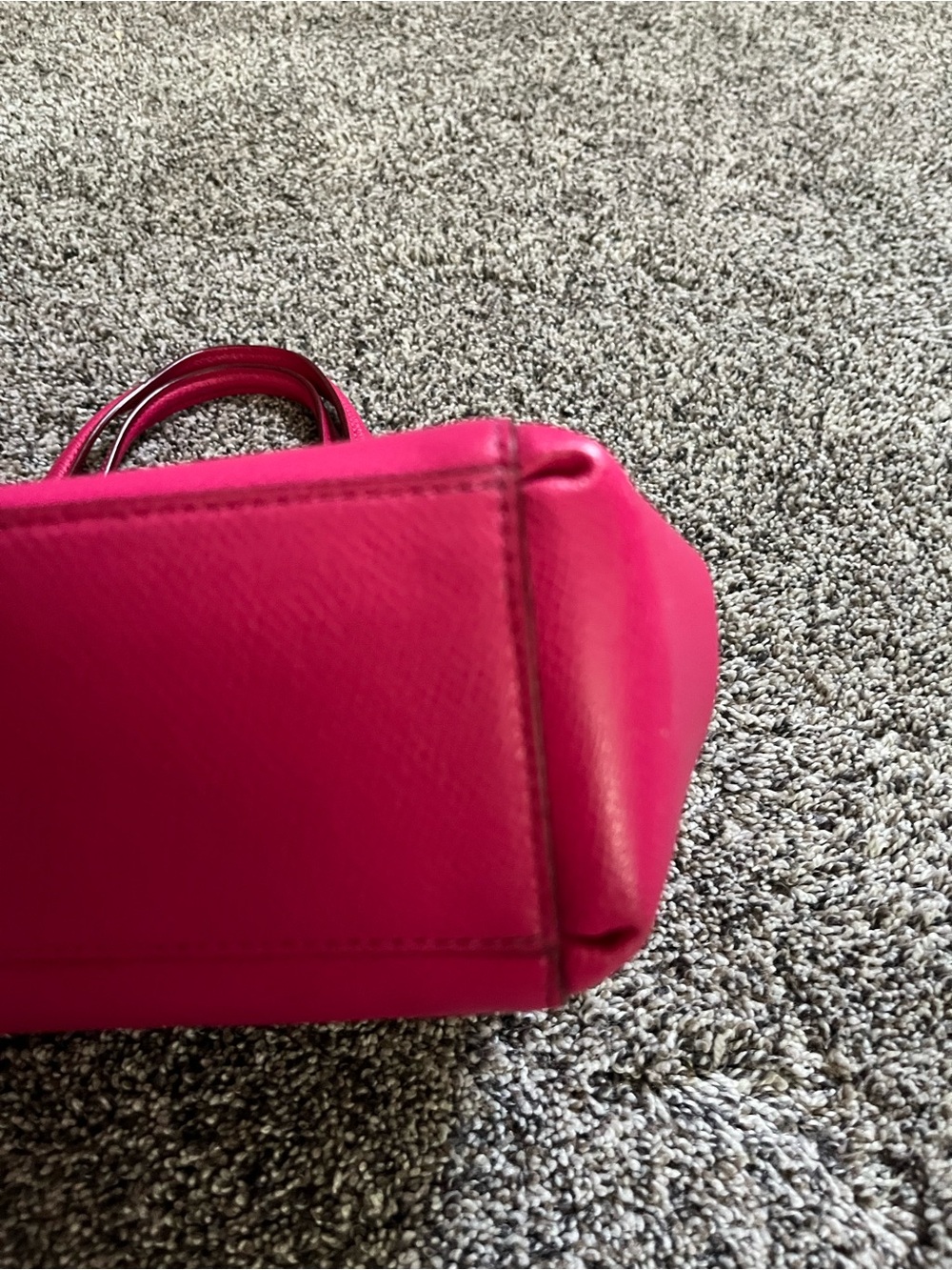 Coach Christie Mini Carryall Hot Pink Coach Crossbody Satchel - Picture 3 of 16